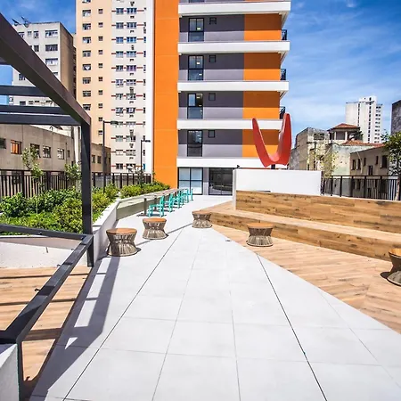 Studio Andar Alto Com Airfryer - All1921 Curitiba Exterior foto